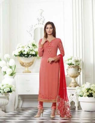Ladies Georgette Semi Stitched Salwar Suit 05
