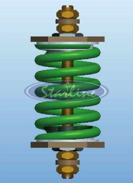 Metal Base Open Spring Mount