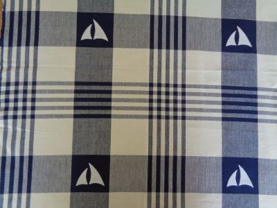 EMB-001 -100% Cotton Yarn Dyed Woven Embroidery