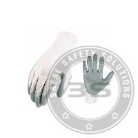 Nitrile Coating on Palm Safety Gloves