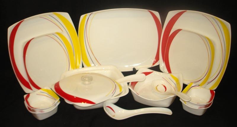 Classic Square Dinner Set