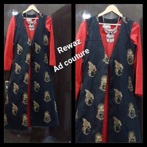 kurta with cape
