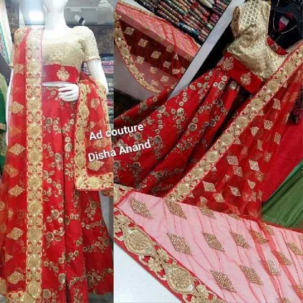 silk lehenga