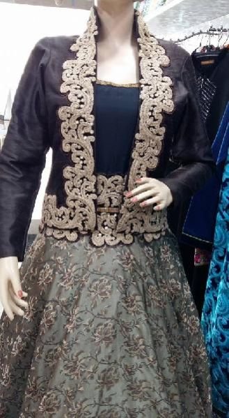 silk one piece dress with jacket