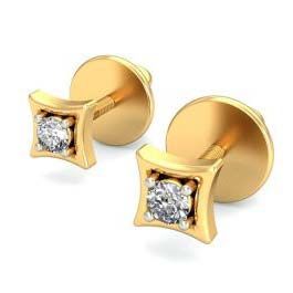 Diamond Solitaire Earrings (E0106)