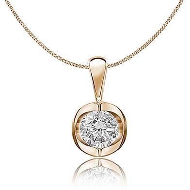 Diamond Solitaire Pendant (P0043)