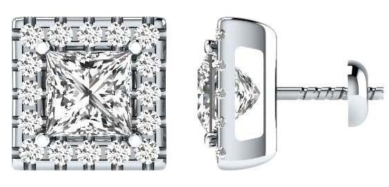 Diamond Stud Earrings (E0157)