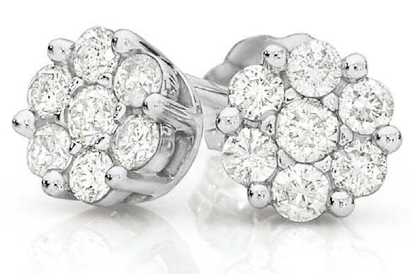 Diamond Stud Earrings (E0272)