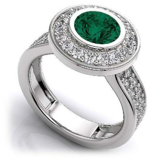 Gemstone Diamond Ring (R0244)