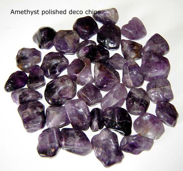Amethyst Polished Deco Chips