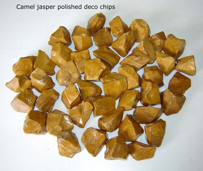 Camel Jasper Polished Deco Chips