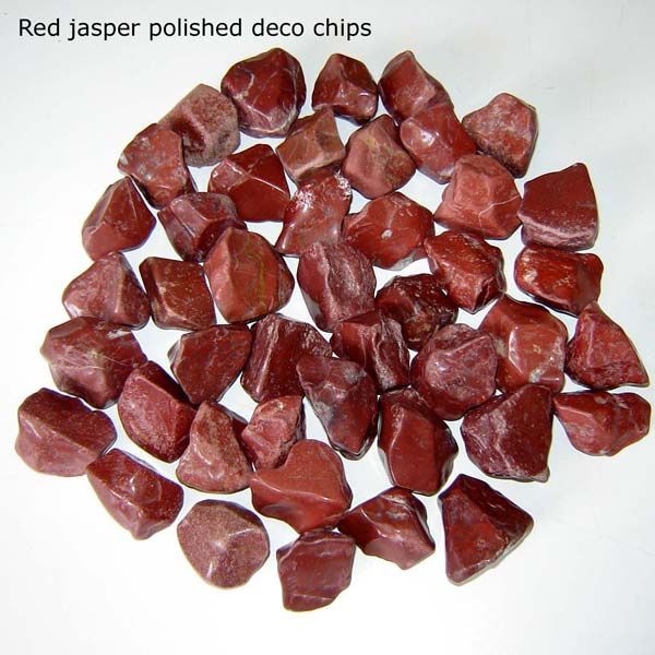 Red Jasper Polished Deco Chips