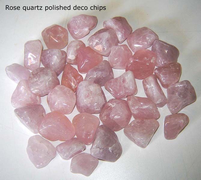 Red Quartz Polished Deco Chips