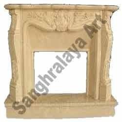 Decorative Stone Fireplace 01