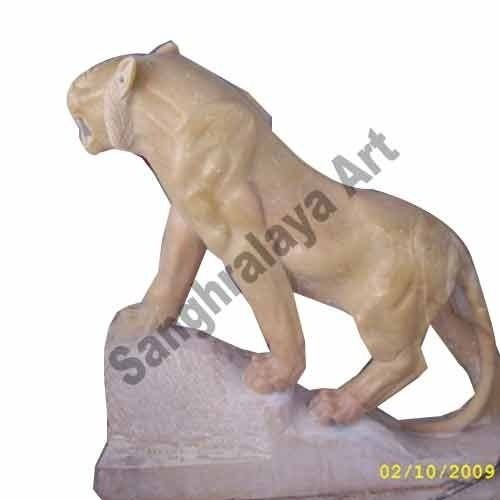Marble Tiger Statue 02