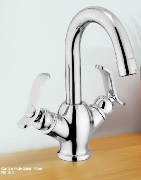 Rise Centre Hole Basin Mixer