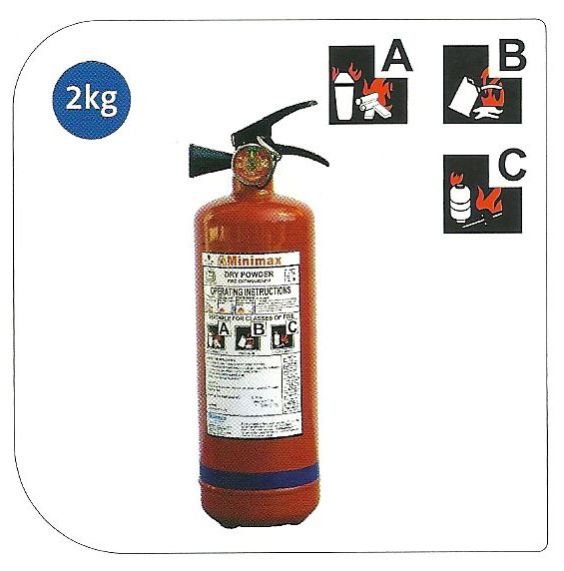 Stored Pressure Fire Extinguisher 2kg