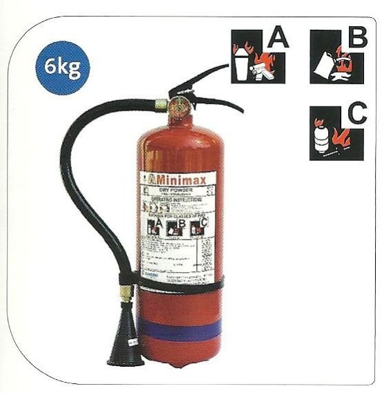 Stored Pressure Fire Extinguisher 6kg