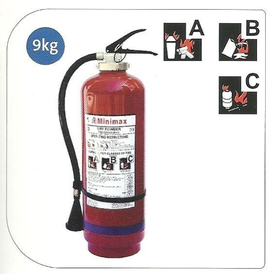 Stored Pressure Fire Extinguisher 9kg