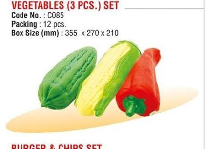 Vegetables (3 PCS) Set