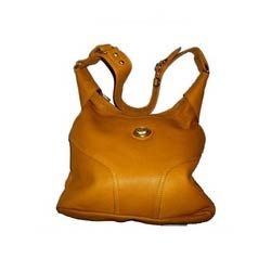 Yellow Color Leather Bag