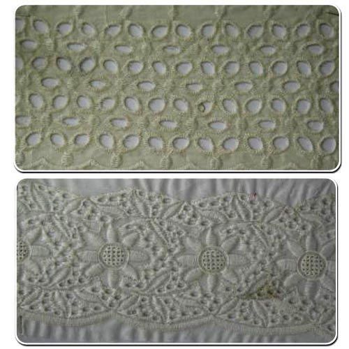 Embroidered Cotton Fabric Lace