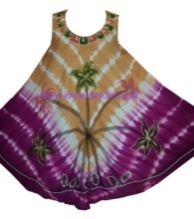 Tie And Dye Umbrella Dress