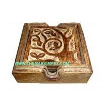 Mango Wood Coaster-9283