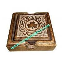 Mango Wood Coaster-9291