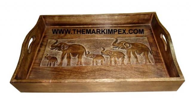 Wooden Wood Tray : 1405