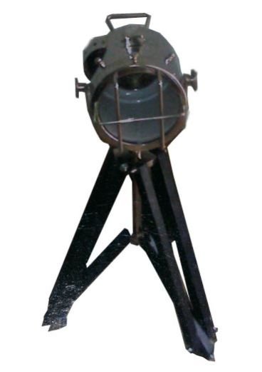 Item Code NC-2211 Search Light 6 Inch in Aluminium with 18 Inch Wooden Stand