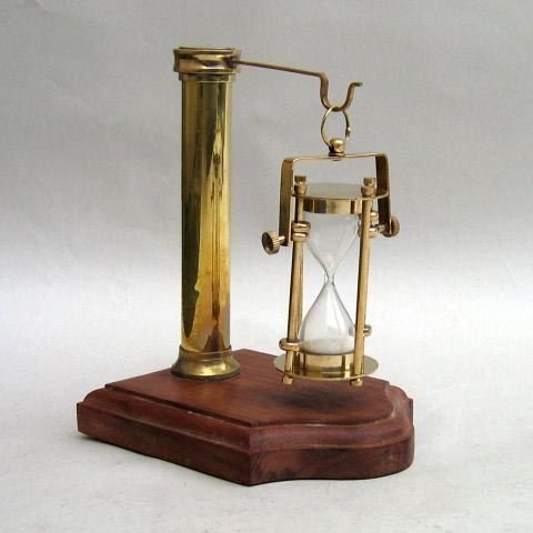 Item Code NC 4206 Hanging Sand Timer with Wooden Base