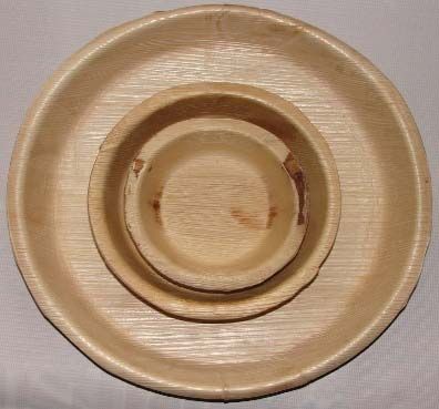 Areca Palm Leaf Round Plate 03