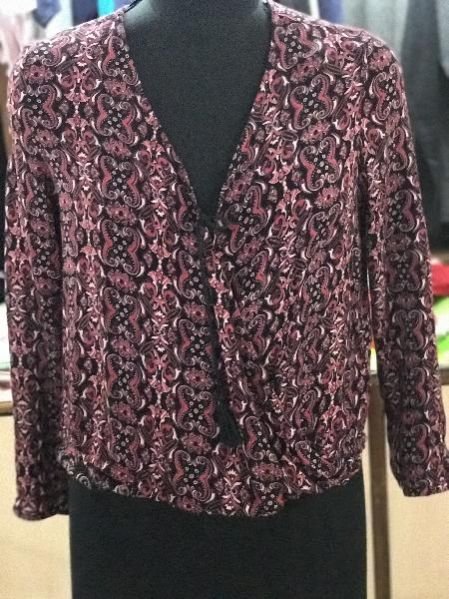 1067 Ladies Woven Top