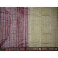 Tassar Tidi Border Saree