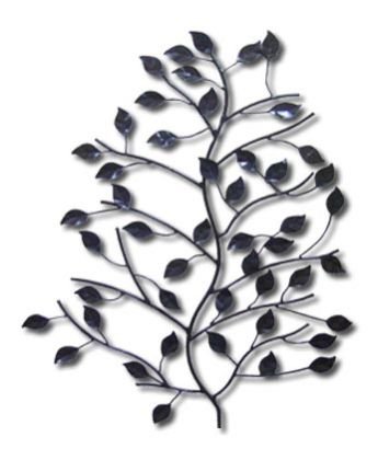 Iron Leaves Wall Hanging (IR00702FWH)