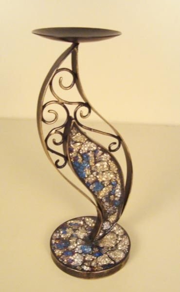 Mosaic Candle Holder (IR7002CDL)