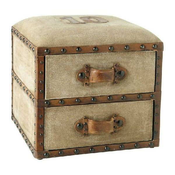 Leather Canvas Box 02