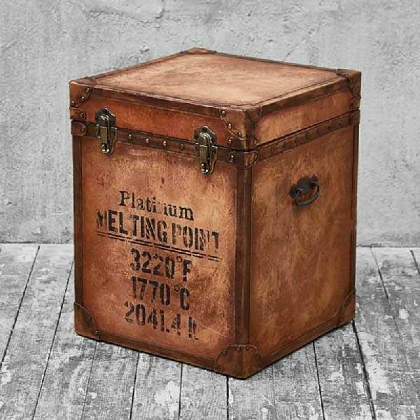 Leather Canvas Box 04