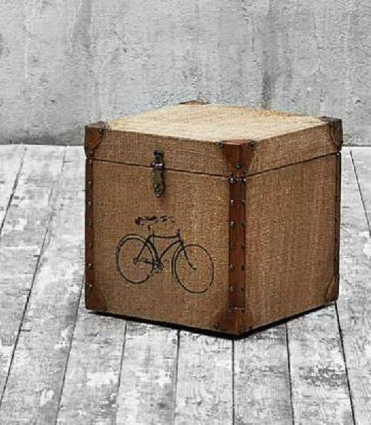 Leather Canvas Box 05