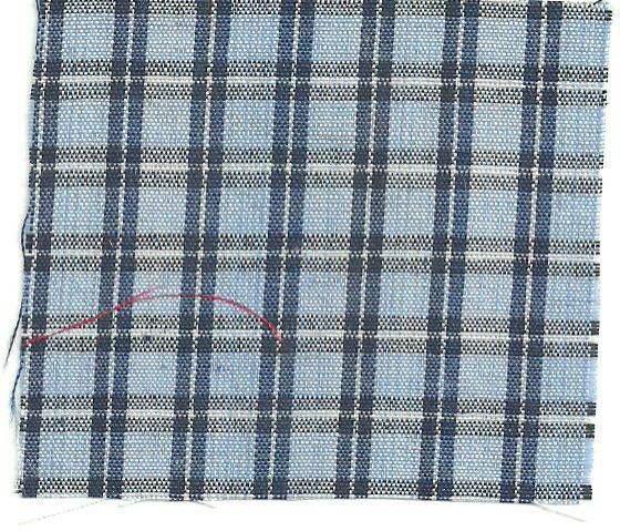 Fancy Check Uniform Shirting Fabric