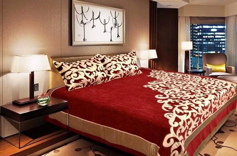 Wedding Blood Red Bedsheet