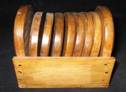 Wooden Tea Coaster 01