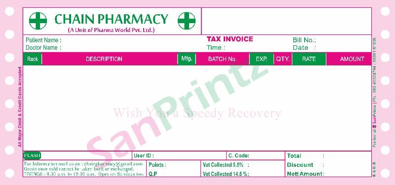 Continuous Computer Paper 06