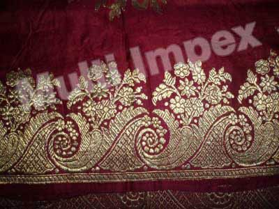 Real Gold Cotton Zari