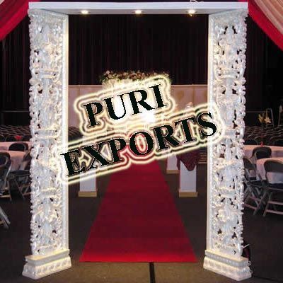 Carved Wedding Welcome Gate