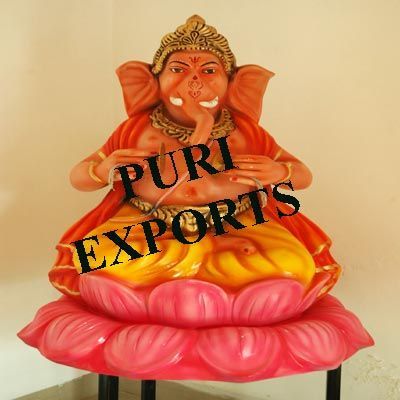 Ganesha with Bell Welcome Statue