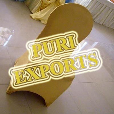 Golden Lycra Chair Cover