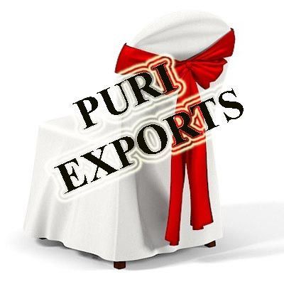 White Satin Chair Cover with Satin Bow