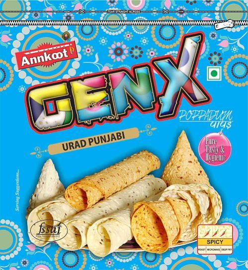 Gen-X Urad Punjabi Papad